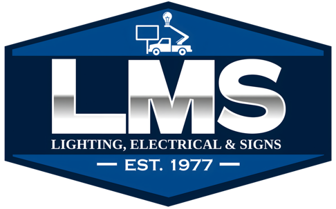 LMS Lighting, Electrical & Signs logo