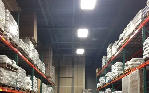 outdated warehouse lighting